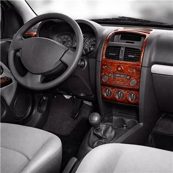 Renault Clio-2 06.01-08.05 Mascherine sagomate per rivestimento cruscotti 15-Decori