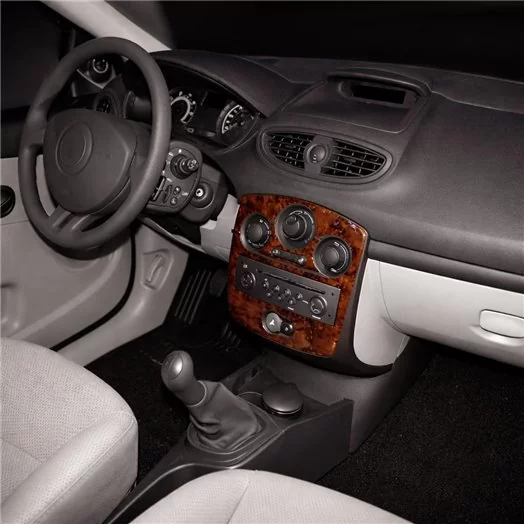 Renault Clio-3 09.05-08.12 Mascherine sagomate per rivestimento cruscotti 9-Decori Renault Clio-3 09.05-08.12 Mascherine sagomate per rivestimento cruscotti 9-Decori