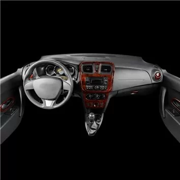 Renault Clio Symbol 01.2012 Habillage Décoration de Tableau de Bord 25-Pièce