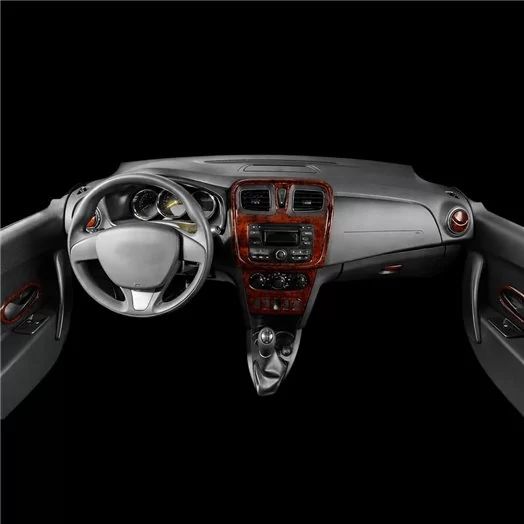 Renault Clio Symbol 01.2012 Habillage Décoration de Tableau de Bord 25-Pièce