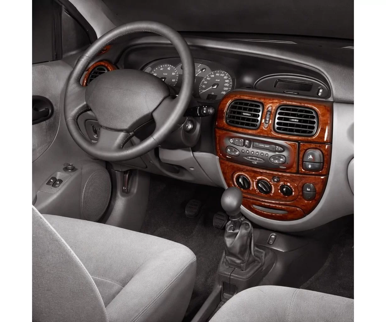 Renault Megane 01.96-02 99 Mittelkonsole Armaturendekor Cockpit Dekor 13-Teile