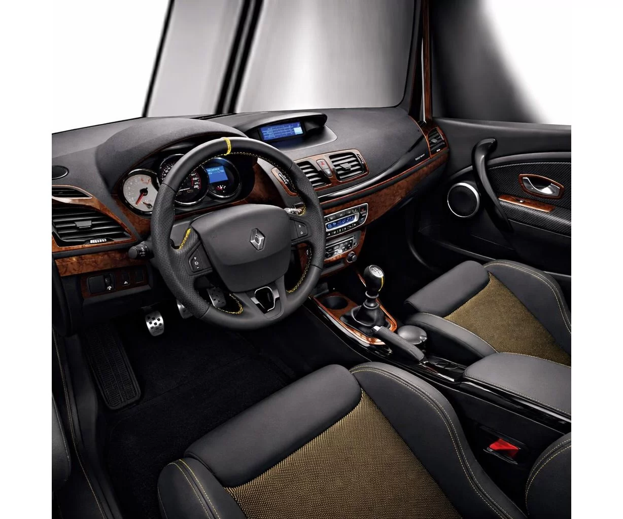 Renault Megane HB 06.2009 Mittelkonsole Armaturendekor Cockpit Dekor 11-Teile