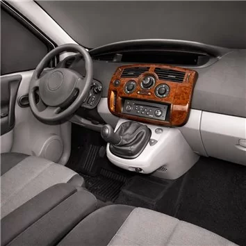 Renault Megane Scenic 06.03-12.10 Mascherine sagomate per rivestimento cruscotti 7-Decori