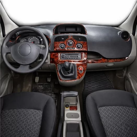 Renault Kangoo 2008-2011 Habillage Décoration de Tableau de Bord 14-Pièce