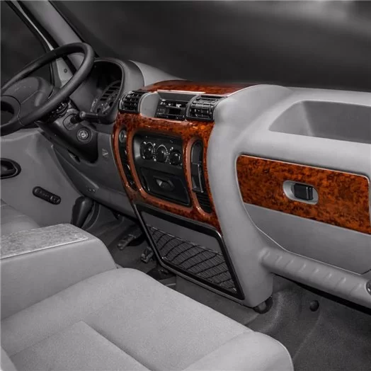 Renault Master 01.98-12.033D Inleg dashboard Interieurset aansluitend en pasgemaakt op he 6-Teile