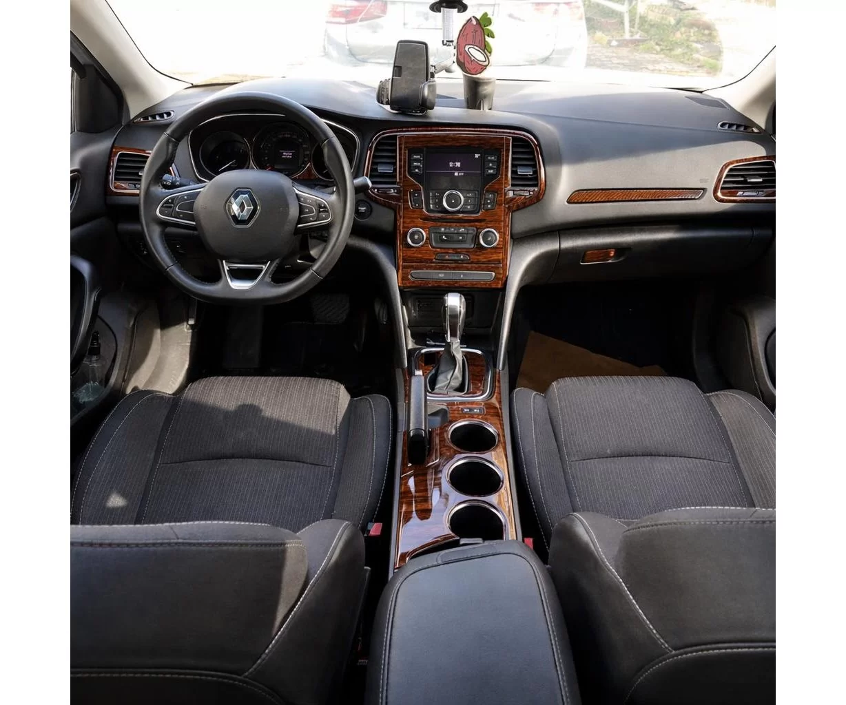 Renault Megane 4 BFB 3D 2016 Mittelkonsole Armaturendekor Cockpit Dekor 12-Teile