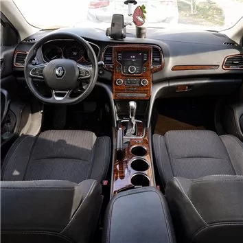 Renault Megane 4 BFB 3D 2016 Mittelkonsole Armaturendekor Cockpit Dekor 23-Teile