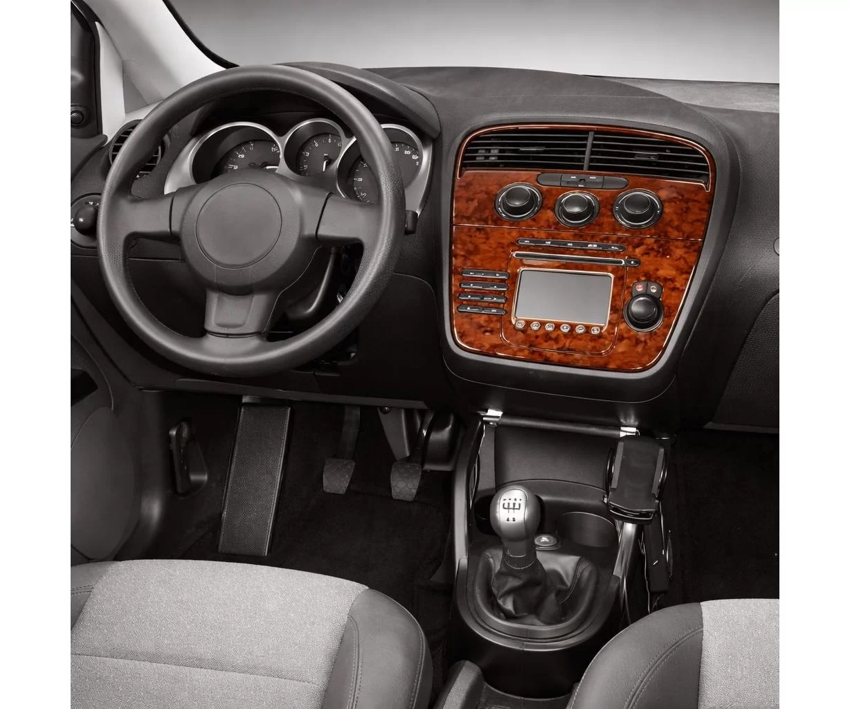 Seat Altea-Toledo 04.04-12.08 Habillage Décoration de Tableau de Bord 12-Pièce