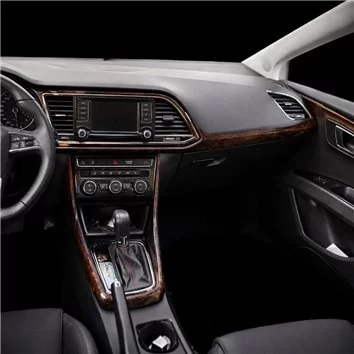 Seat Leon 01.2014 Mascherine sagomate per rivestimento cruscotti 14-Decori