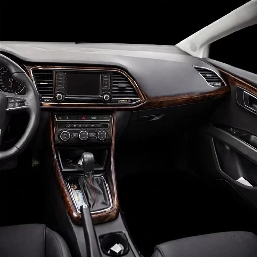 Seat Leon 01.2014 Mittelkonsole Armaturendekor Cockpit Dekor 14-Teile Seat Leon 01.2014 Mittelkonsole Armaturendekor Cockpit Dekor 14-Teile