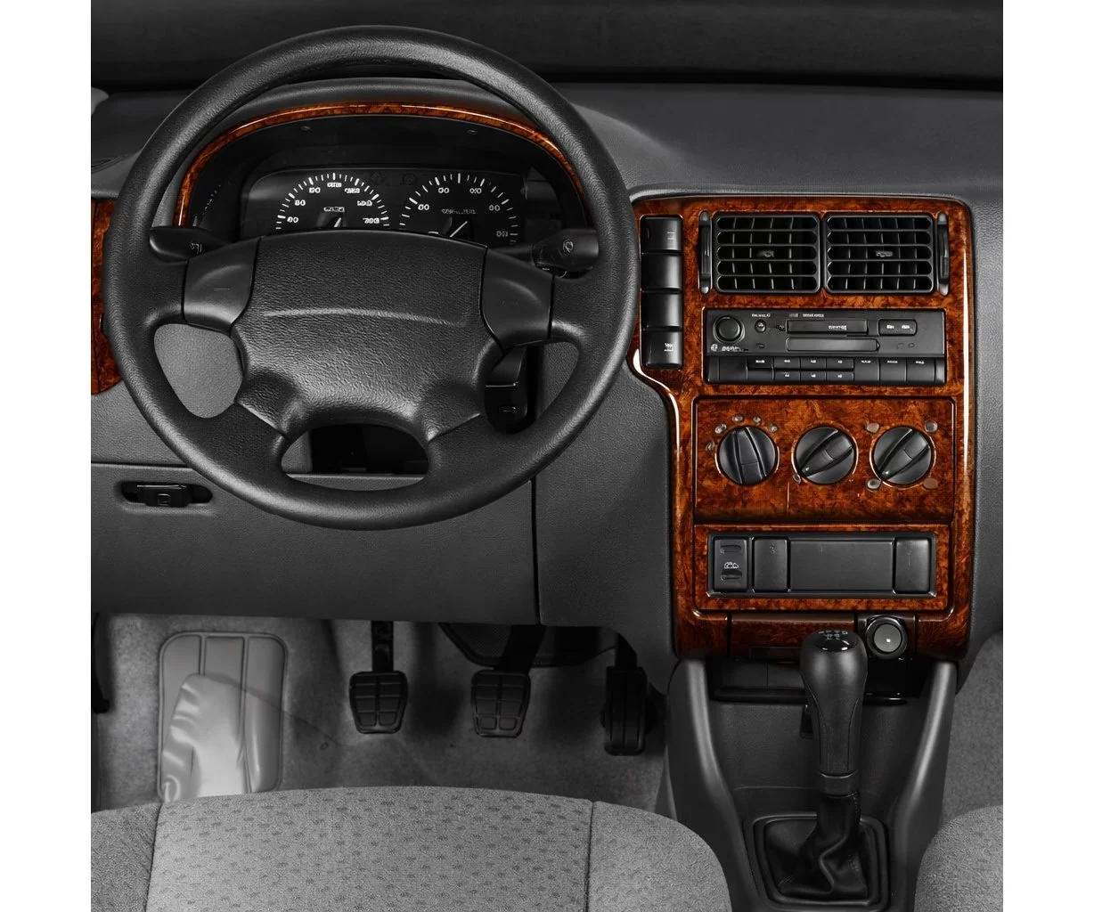 Seat Arosa 04.97-01.01 3D Interior Dashboard Trim Kit Dash Trim Dekor 10-Parts