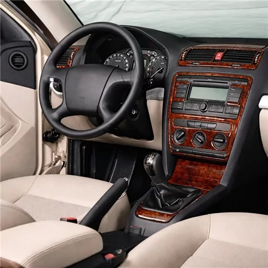 Skoda Octavia A5 1Z 05.04-08.09 3D Inleg dashboard Interieurset aansluitend en pasgemaakt op he 15-Teile