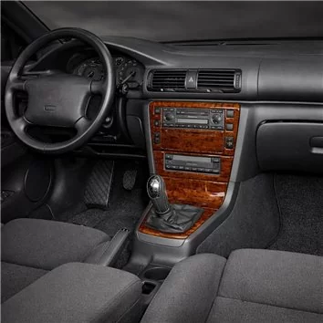 Skoda SuperB 02.02-12.07 3D Inleg dashboard Interieurset aansluitend en pasgemaakt op he 6-Teile