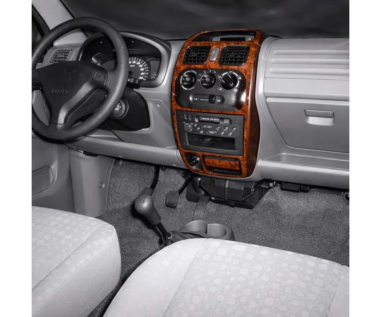 Opel Agila 04.00-12.03 Mittelkonsole Armaturendekor Cockpit Dekor 3-Teile