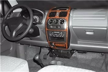 Opel Agila 04.00-12.03 Mascherine sagomate per rivestimento cruscotti 3-Decori