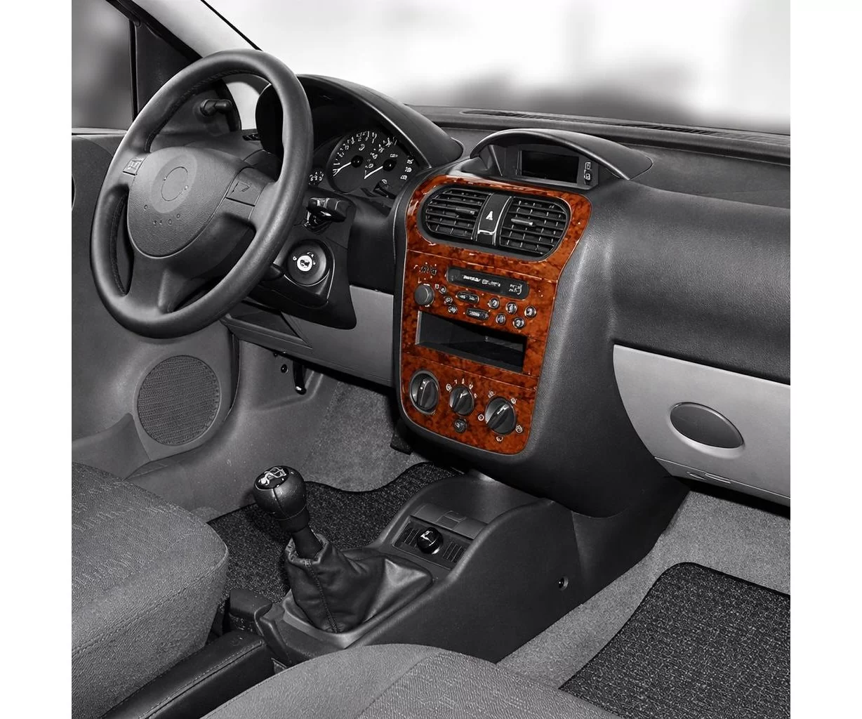 Opel Corsa C – Combo 08.00-06.06 Mittelkonsole Armaturendekor Cockpit Dekor 6-Teile Opel Corsa C – Combo 08.00-06.06 Mittelkonsole Armaturendekor Cockpit Dekor 6-Teile