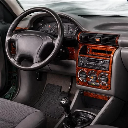 Opel Astra F 09.91-02.98 Mittelkonsole Armaturendekor Cockpit Dekor 16-Teile