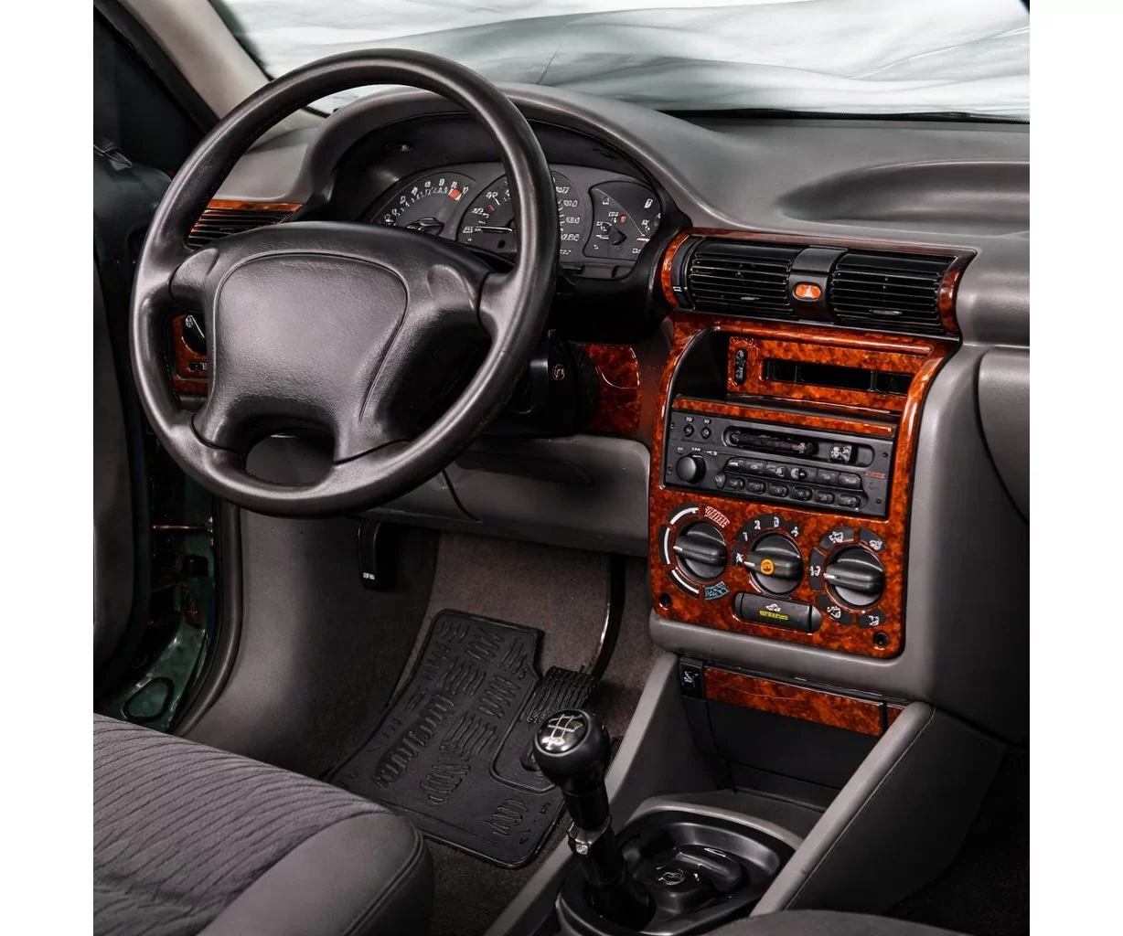 Opel Astra F 09.91-02.98 Mittelkonsole Armaturendekor Cockpit Dekor 16-Teile