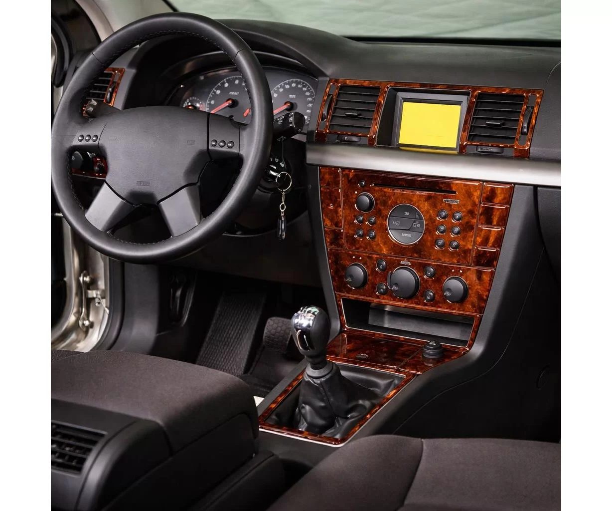 Opel Vectra C 09.02-12.08 3D Inleg dashboard Interieurset aansluitend en pasgemaakt op he 22-Teile