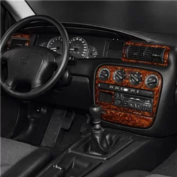 Opel Omega B1 09.93-08.99 Habillage Décoration de Tableau de Bord 7-Pièce Opel Omega B1 09.93-08.99 Habillage Décoration de Tableau de Bord 7-Pièce