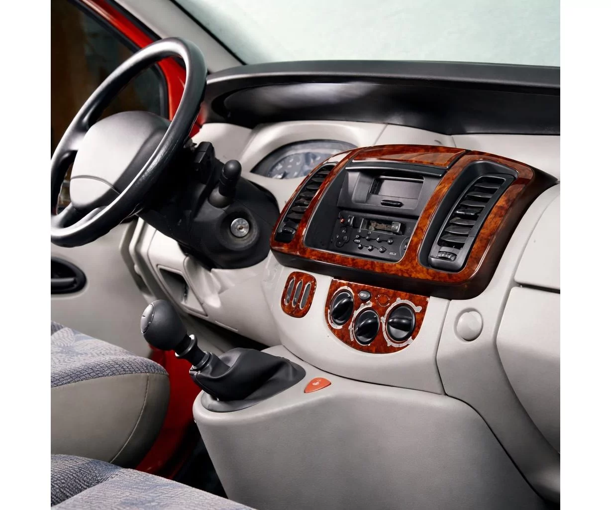 Opel Vivaro 01.01-12.06 Mittelkonsole Armaturendekor Cockpit Dekor 6-Teile