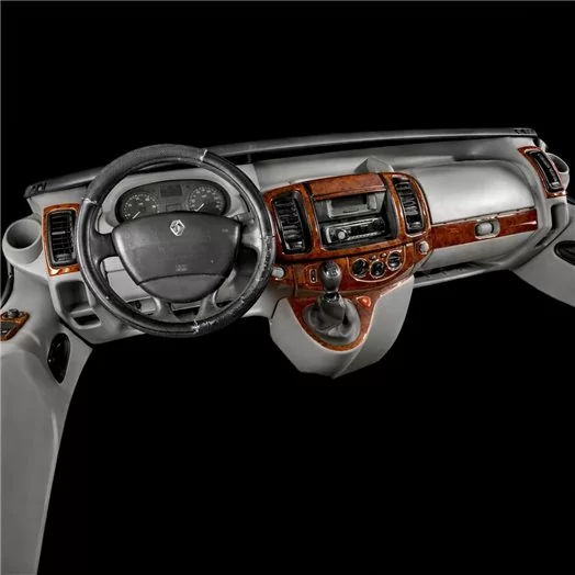 Opel Vivaro 01.07-01.11 3D Interior Dashboard Trim Kit Dash Trim Dekor 17-Parts Opel Vivaro 01.07-01.11 3D Interior Dashboard Trim Kit Dash Trim Dekor 17-Parts