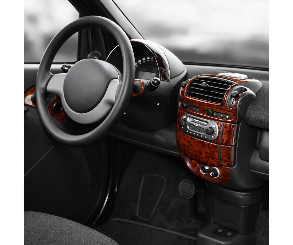 Mcc Smart Smart 07.1998 3D Inleg dashboard Interieurset aansluitend en pasgemaakt op he 22-Teile