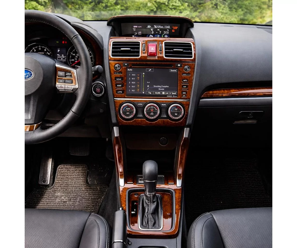 Subaru XV Crosstrek 2012-2017 3D Inleg dashboard Interieurset aansluitend en pasgemaakt op he 51-Teile