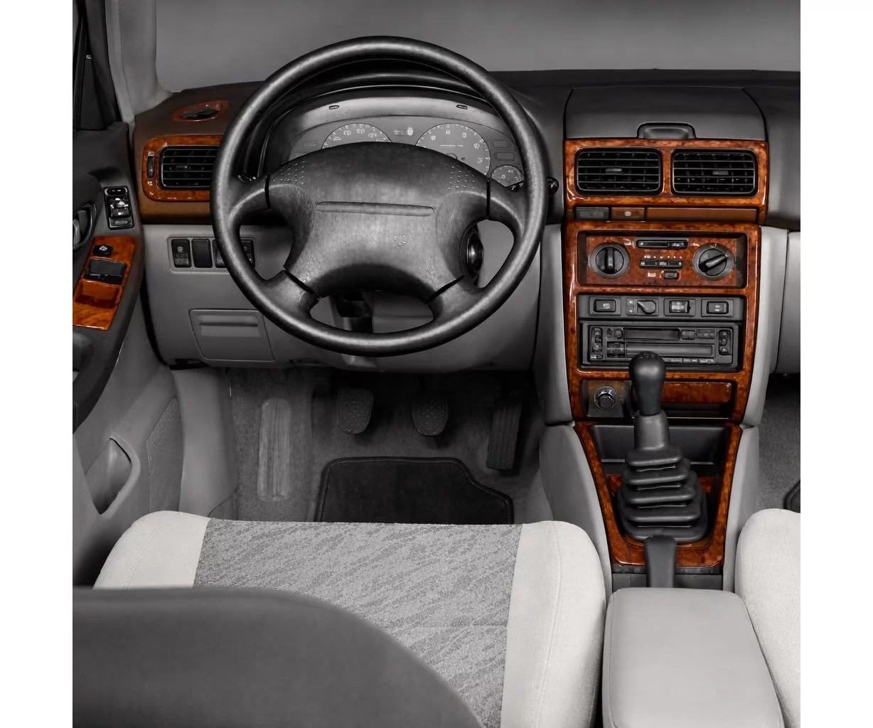 Subaru Forester 09.97-12.07 3D Interior Dashboard Trim Kit Dash Trim Dekor 13-Parts