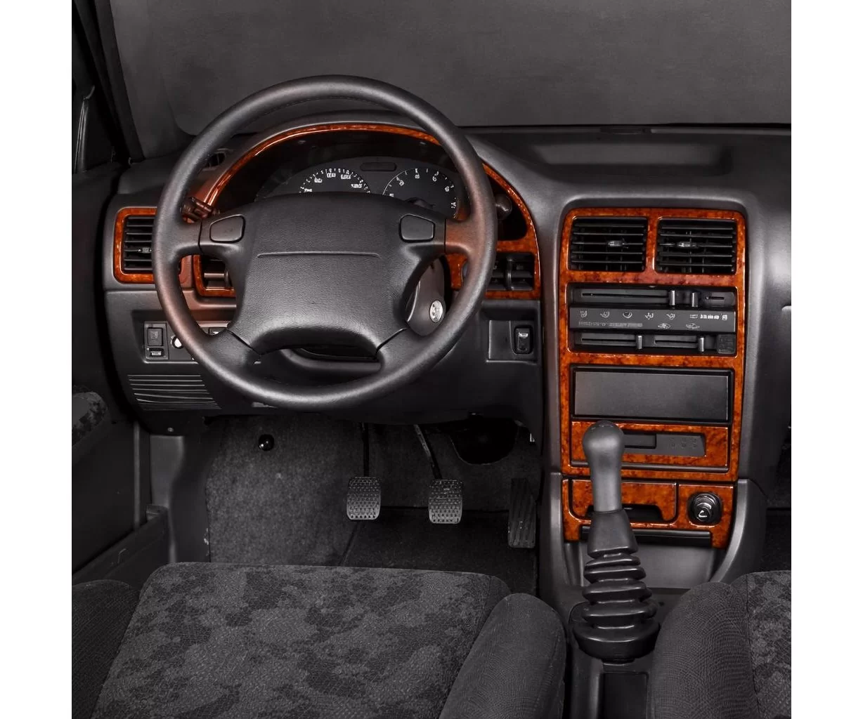 Suzuki Swift 09.91-11.96 Mittelkonsole Armaturendekor Cockpit Dekor 8-Teile