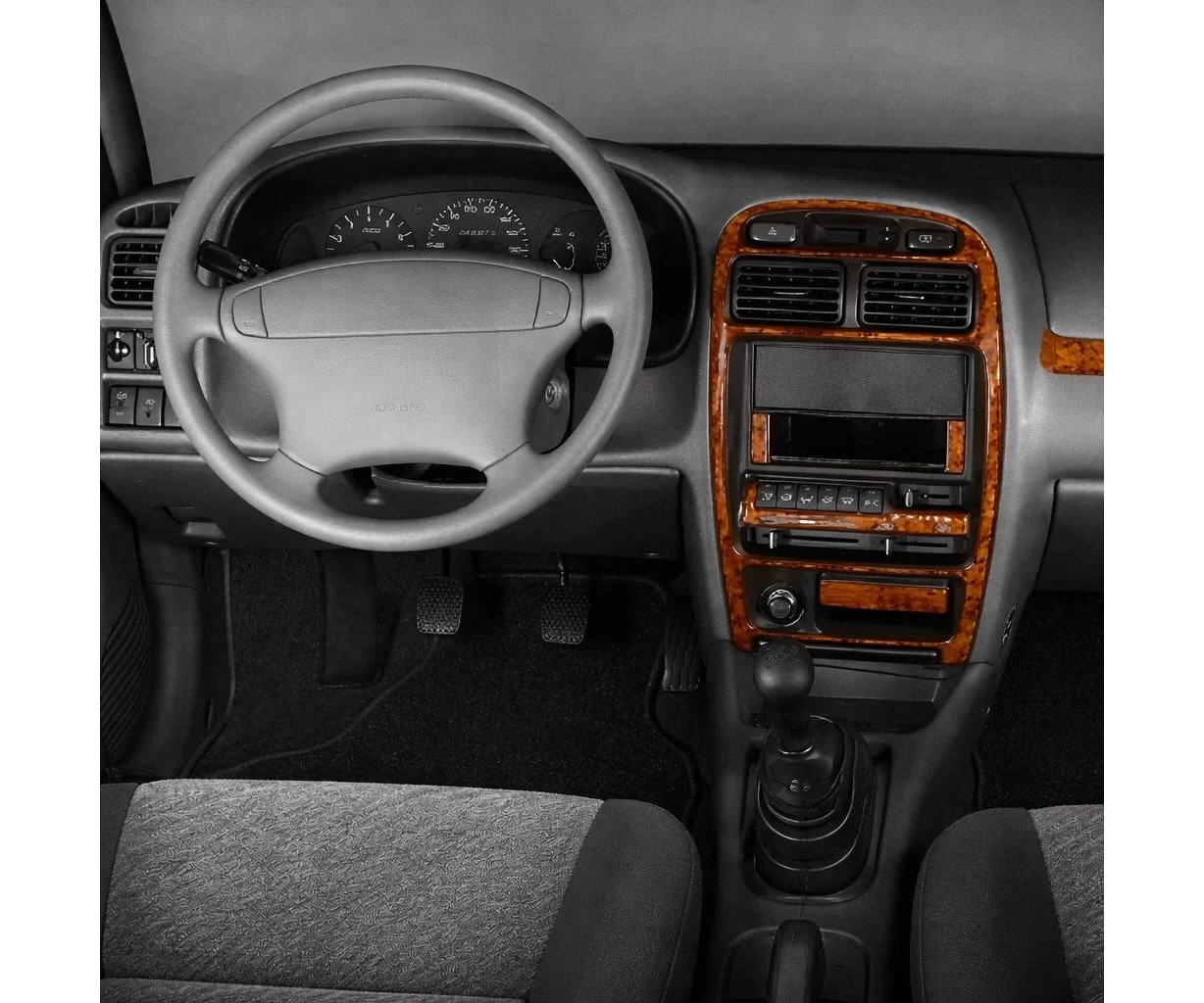 Suzuki Baleno 09.97-06.06 Mittelkonsole Armaturendekor Cockpit Dekor 9-Teile