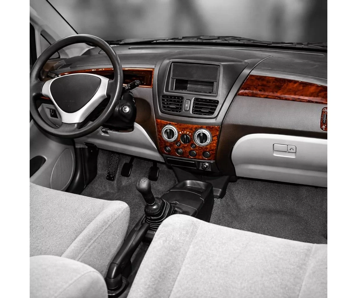 Suzuki Liana 06.01-12.03 3D Interior Dashboard Trim Kit Dash Trim Dekor 6-Parts