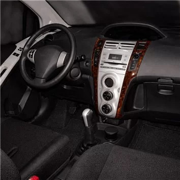 Toyota Yaris 12.05-12.09 Habillage Décoration de Tableau de Bord 9-Pièce