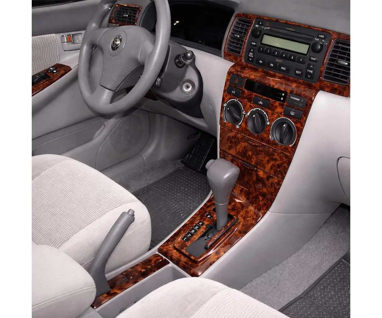 Toyota Corolla 2003 Mascherine sagomate per rivestimento cruscotti 22 Decori