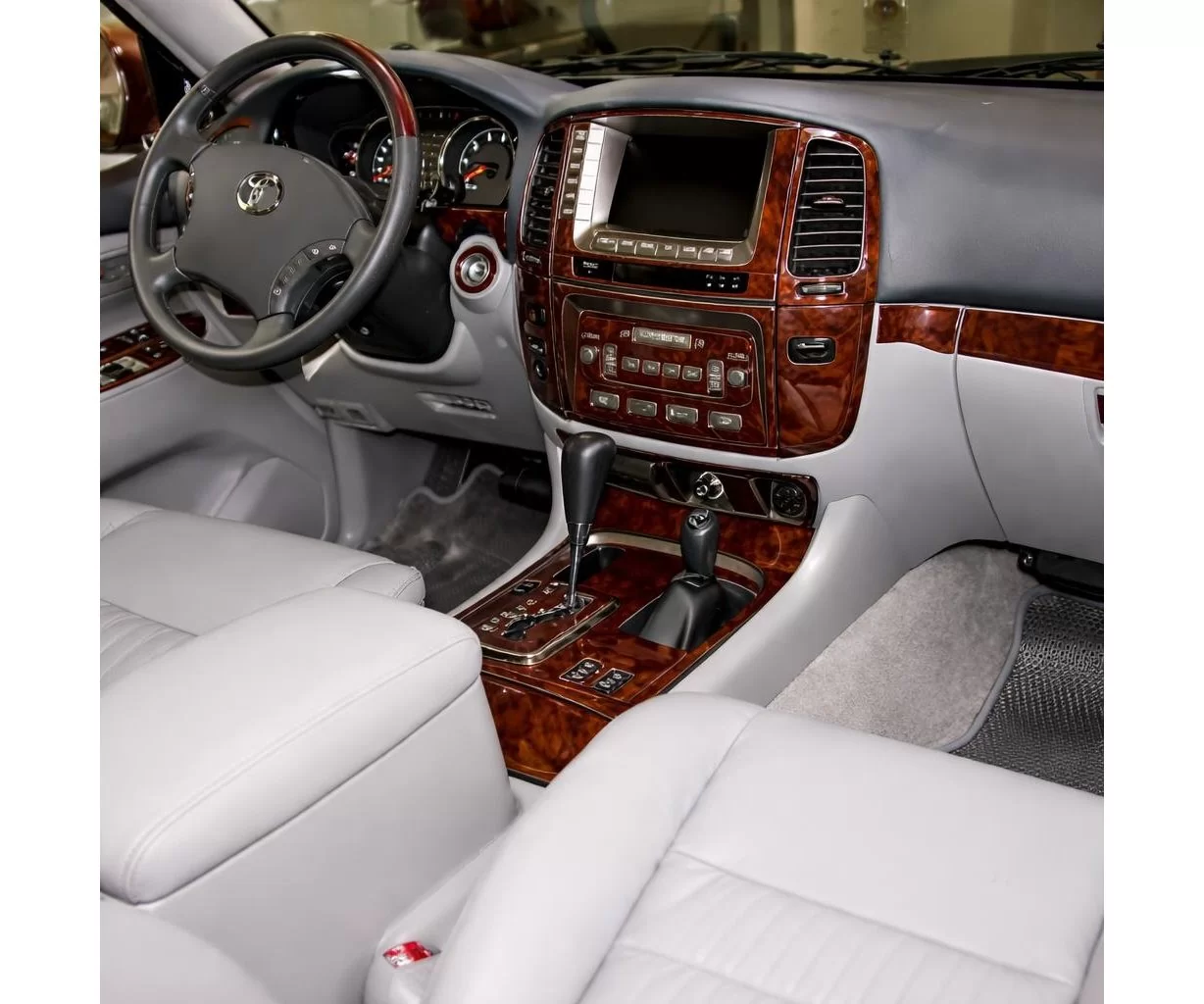 Toyota LandCruiser 2002-2006 Mascherine sagomate per rivestimento cruscotti 40 Decori