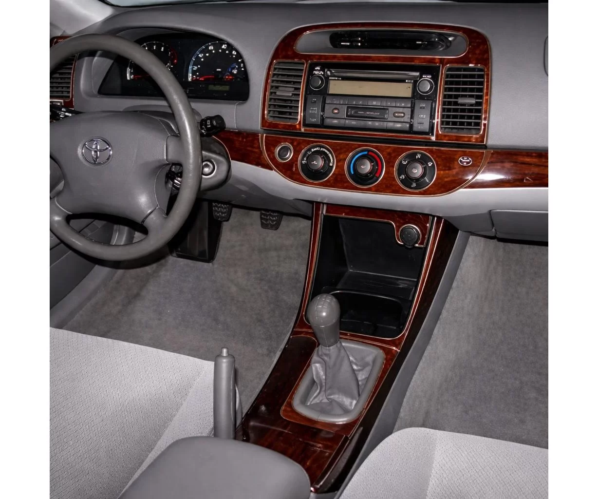 Toyota Camry 2005-2006 Mittelkonsole Armaturendekor WHZ Cockpit Dekor 28 Teilige