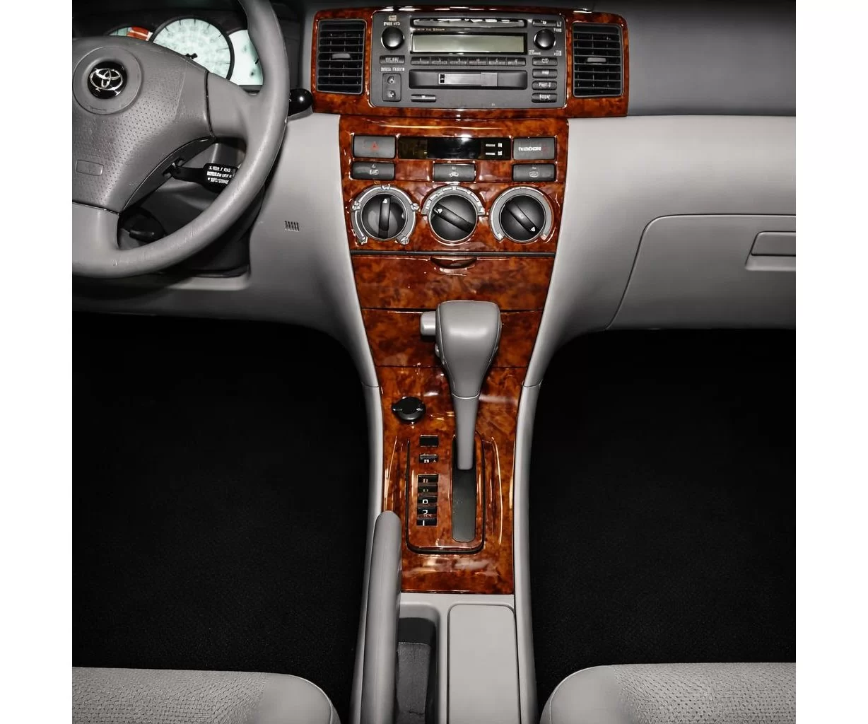 Toyota Corolla 2005 Habillage Décoration de Tableau de Bord 30 Pièce