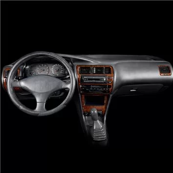 Toyota Corolla 07.92-02.97 3D Inleg dashboard Interieurset aansluitend en pasgemaakt op he 7-Teile