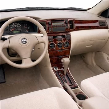 Toyota Corolla 06.04-08.07 Mittelkonsole Armaturendekor Cockpit Dekor 19-Teile
