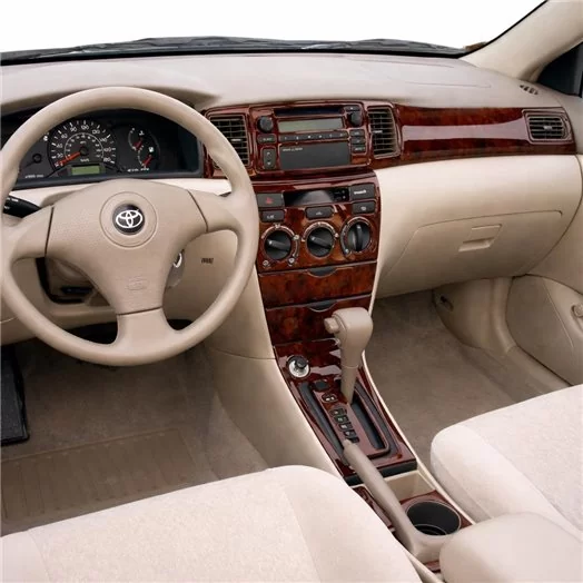 Toyota Corolla 06.04-08.07 Habillage Décoration de Tableau de Bord 19-Pièce