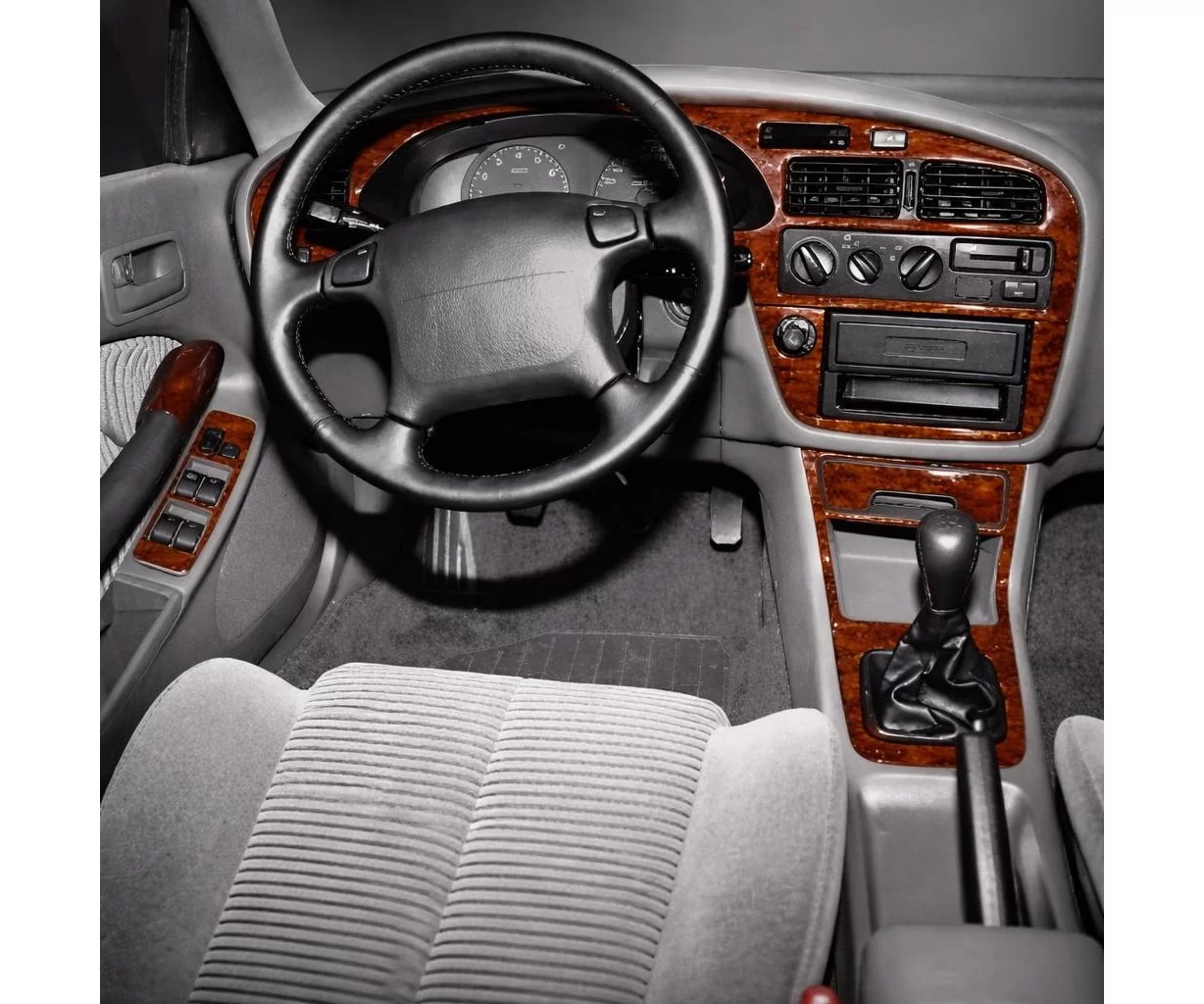 Toyota Camry 09.91-11.97 Habillage Décoration de Tableau de Bord 14-Pièce Toyota Camry 09.91-11.97 Habillage Décoration de Tableau de Bord 14-Pièce