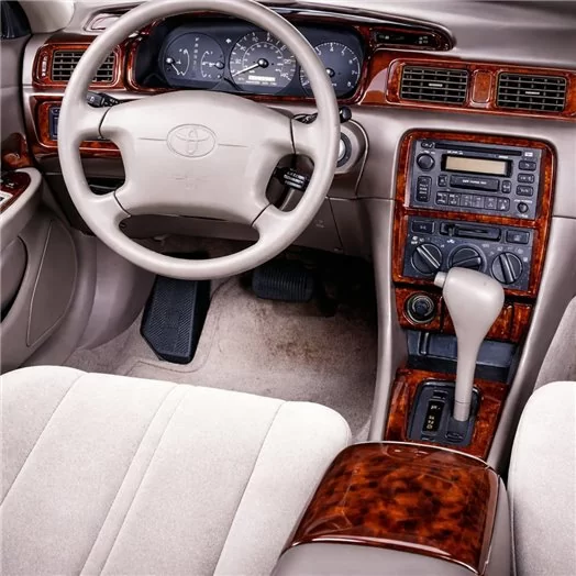 Toyota Camry 12.97-12.99 3D Inleg dashboard Interieurset aansluitend en pasgemaakt op he 24-Teile