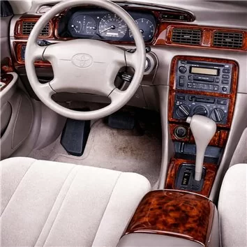 Toyota Camry 01.00-12.02 3D Inleg dashboard Interieurset aansluitend en pasgemaakt op he 17-Teile