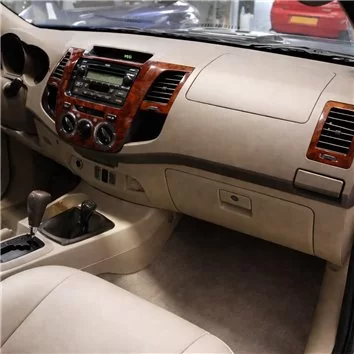 Toyota Hilux MK7 2004–2015 Habillage Décoration de Tableau de Bord 5-Pièce