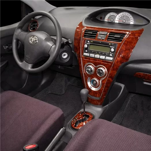 Toyota Yaris 2006-2013 Mittelkonsole Armaturendekor WHZ Cockpit Dekor 28 Teilige