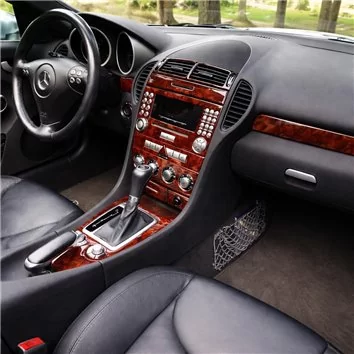 Mercedes SLK (R171) 2004-2010 Habillage Décoration de Tableau de Bord 18-Pièce Mercedes SLK (R171) 2004-2010 Habillage Décoration de Tableau de Bord 18-Pièce