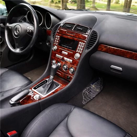 Mercedes SLK (R171) 2004-2010 Habillage Décoration de Tableau de Bord 18-Pièce Mercedes SLK (R171) 2004-2010 Habillage Décoration de Tableau de Bord 18-Pièce