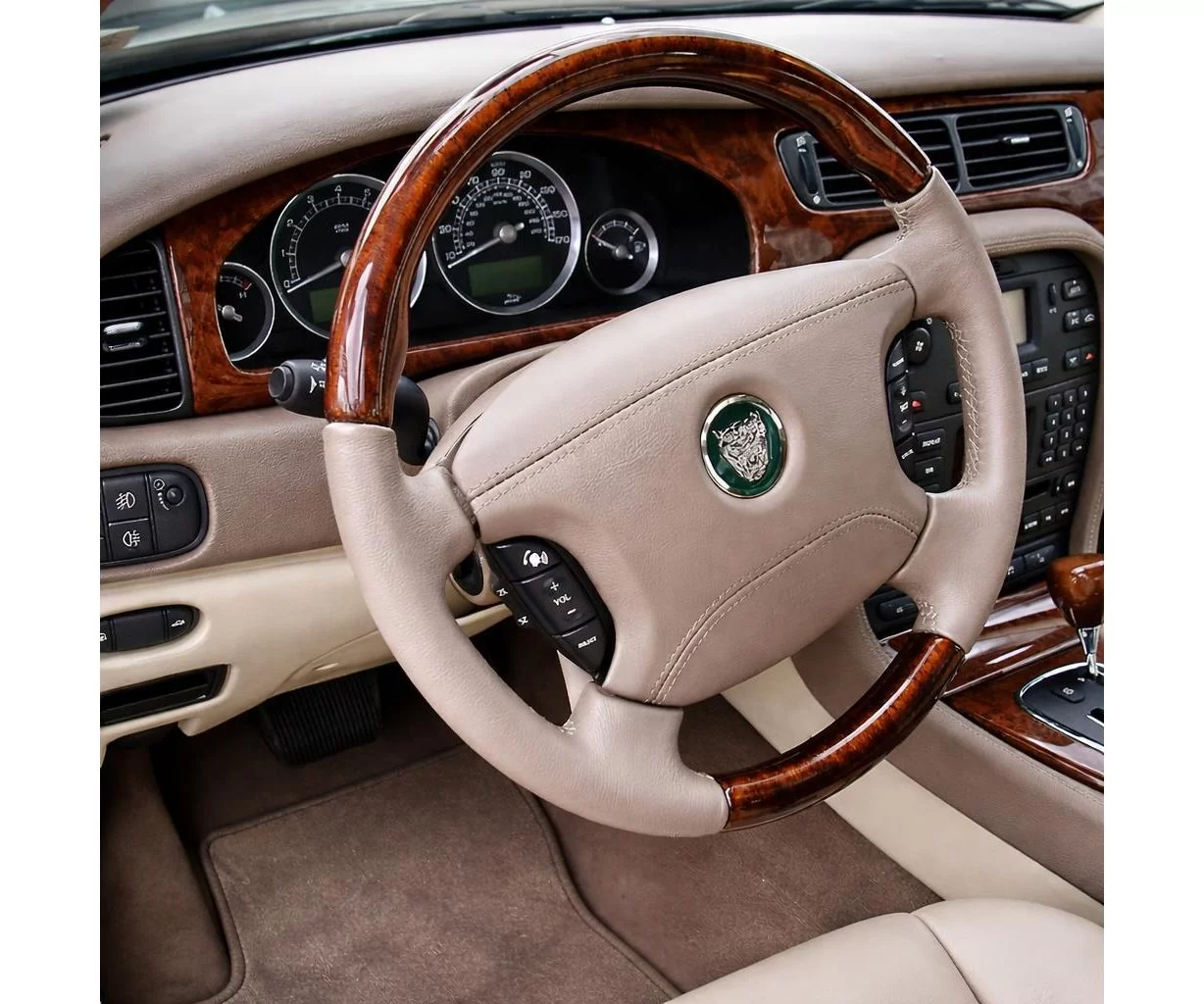 Jaguar S type 1999-2007 Full Set, Automatic Gear Mascherine sagomate per rivestimento cruscotti 