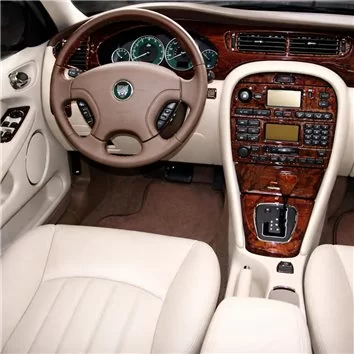 Jaguar X-Type 2003-UP Mascherine sagomate per rivestimento cruscotti 