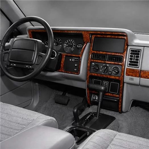 Chrysler Grand Cherokee 09.92-01.96 Habillage Décoration de Tableau de Bord 9-Pièce